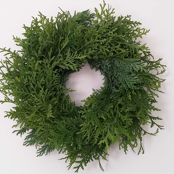 Naturalny wianek na podkładzie baza do dekoracji