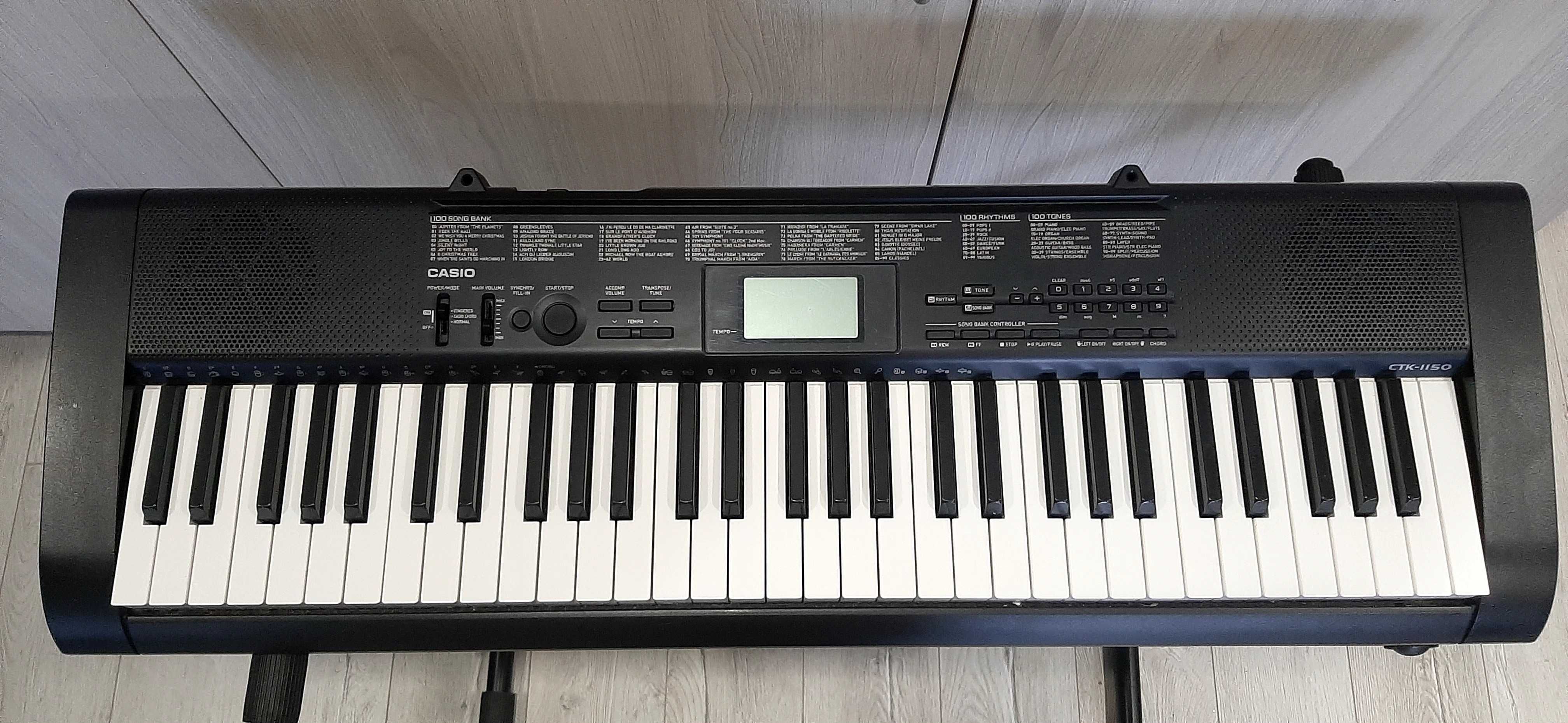 Синтезатор CASIO CTK - 1150. Цифрове піаніно, клавіши