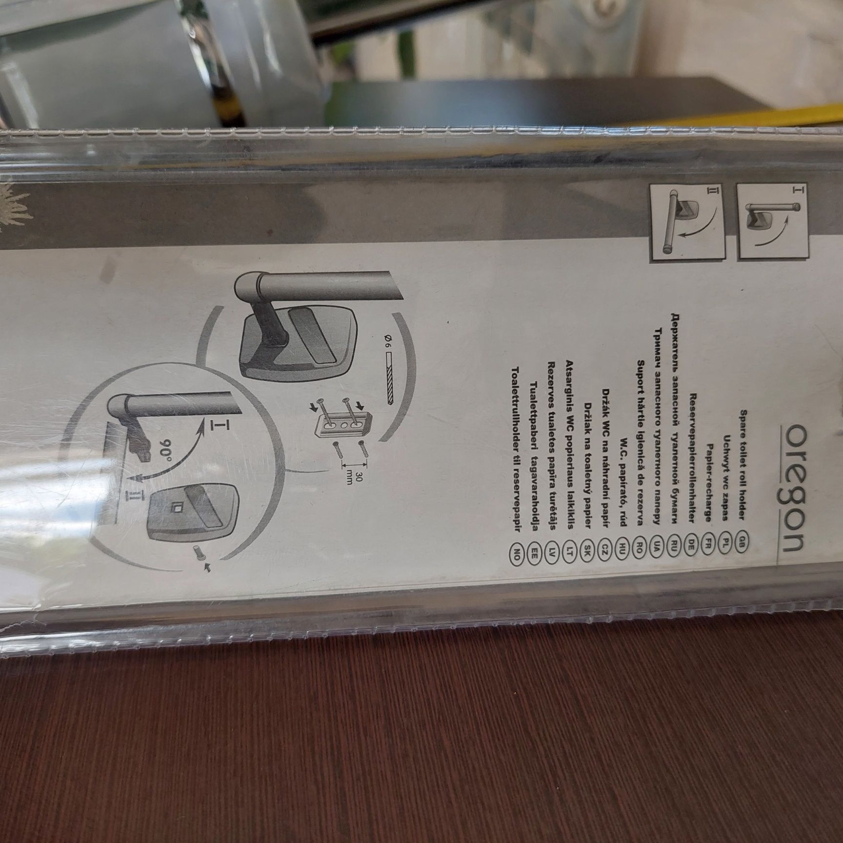 Szczotka do wc plus uchwyt na papier nowe