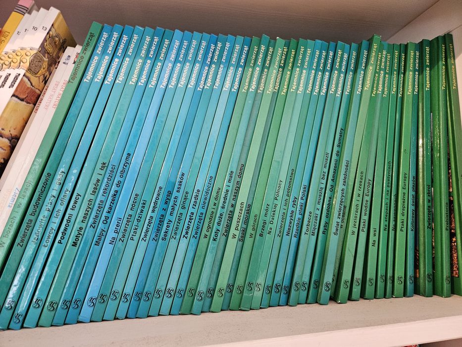 Tajemnice zwierząt seria książek atlasy