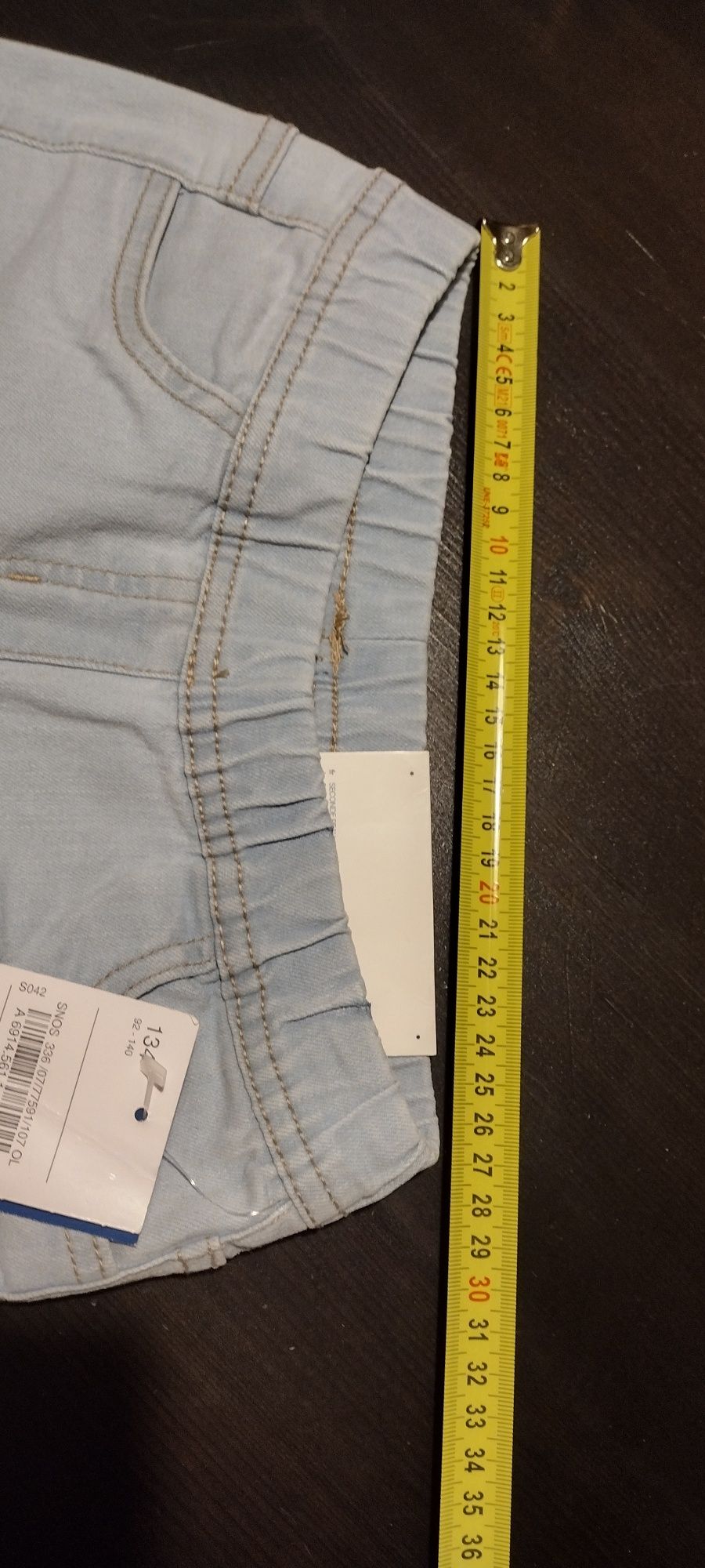 Spodnie jeansowe elastyczne C&A rozmiar. 134