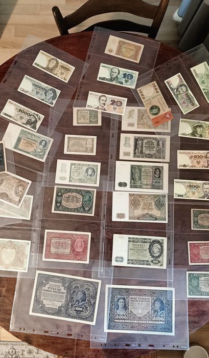 Zestaw banknotów polskich 32 sztuki