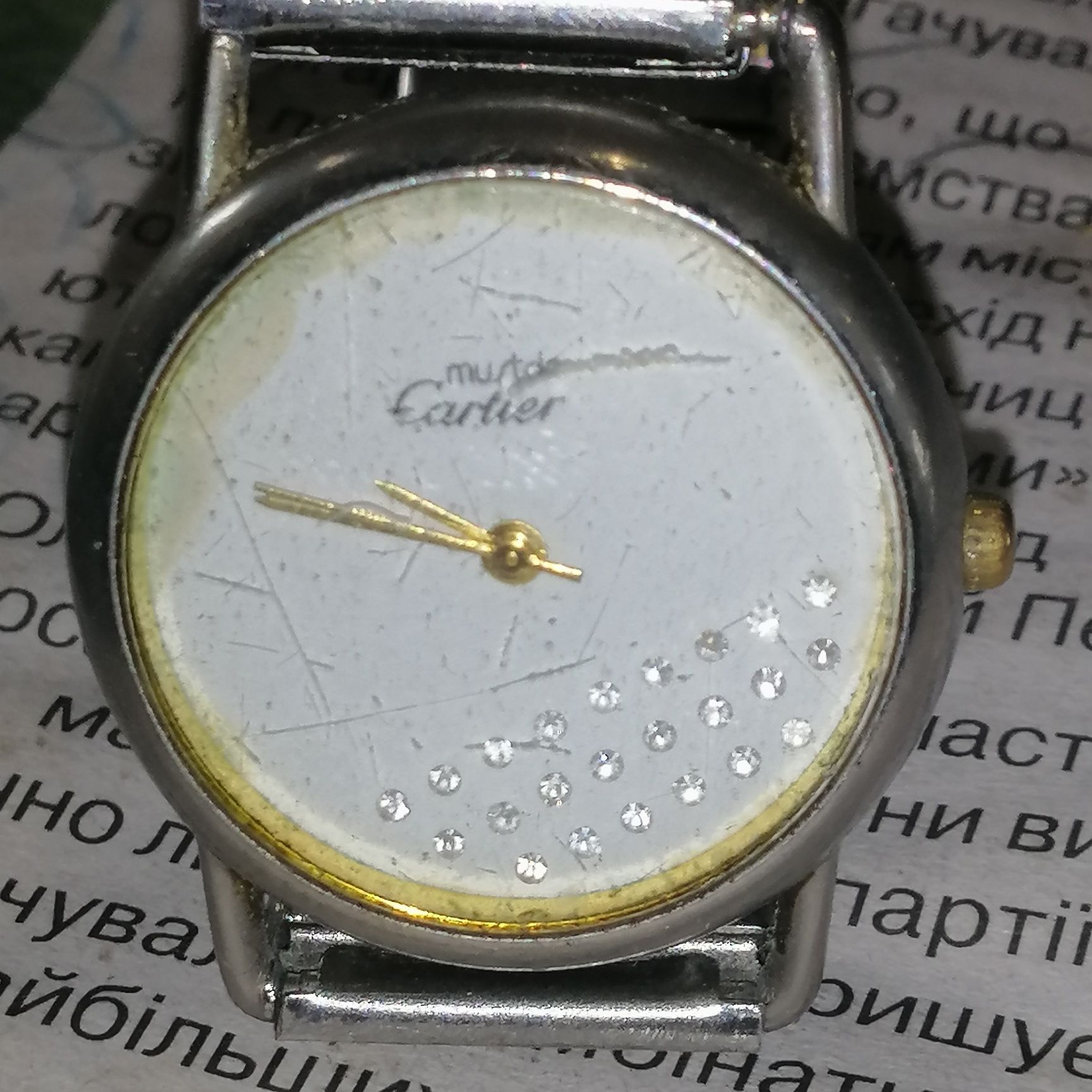 Часы Cartier mustde б.у