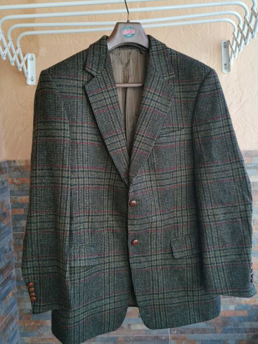 Твідовий піджак Harris Tweed vintage made England оригінал XL розмір