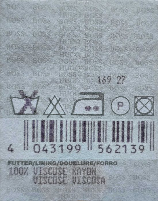 Hugo Boss твидовый утепленный шерстяной пиджак