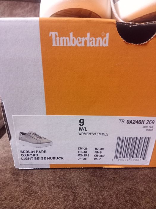 Жіночі шкіряні кеди снікерси кросівки Timberland /40/