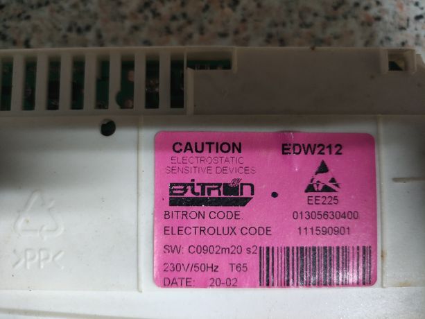 Programador Electrolux EDW212