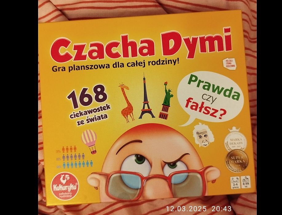 Gra czacha dymi dla całej rodziny nowa