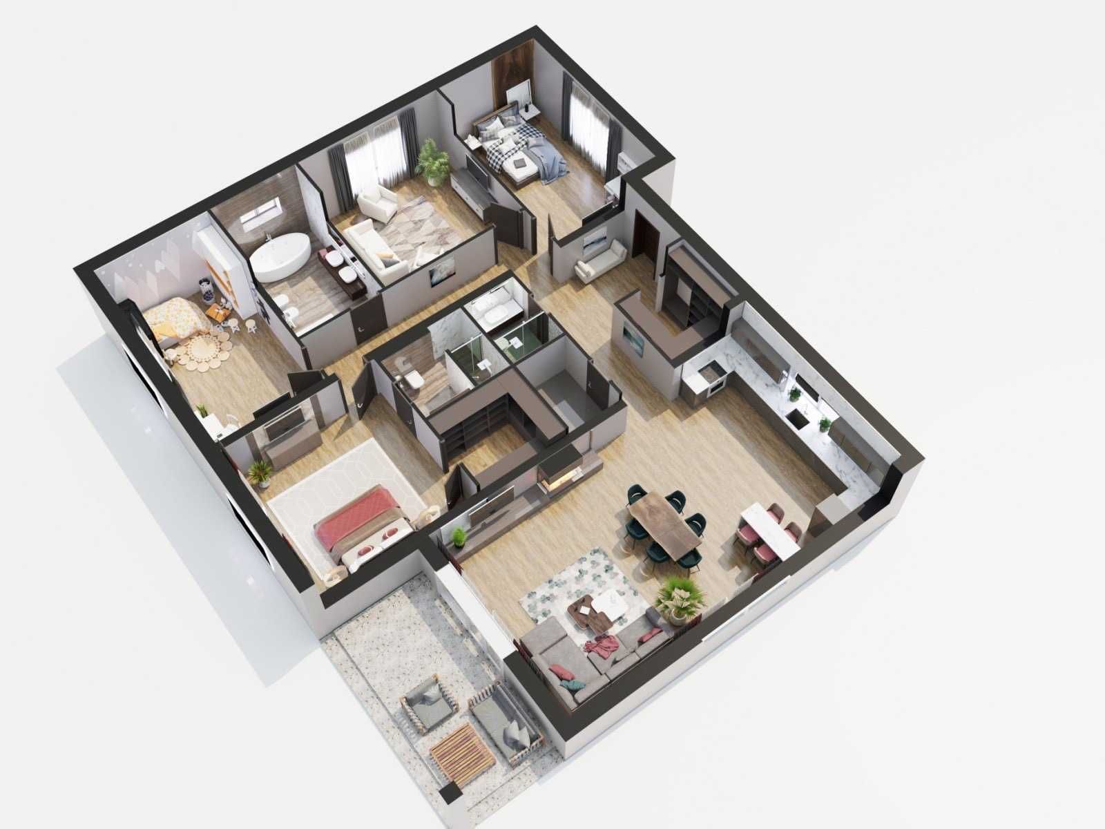 Продаж якісного будинку 185 м2 з чистовим оздобленням, 10 соток.