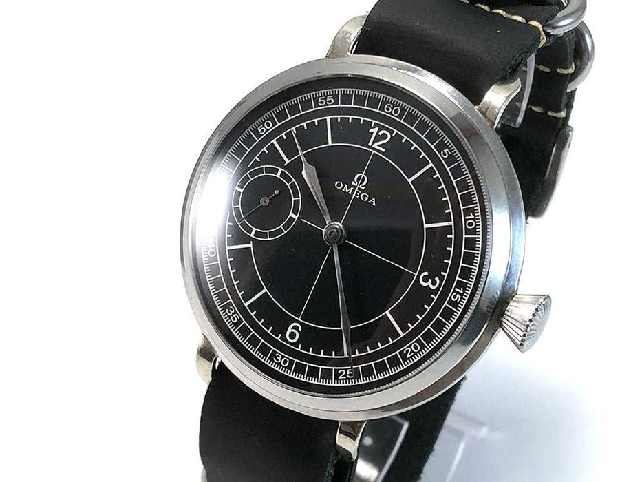 OMEGA "SECTOR" , мужские наручные часы в стиле милитари