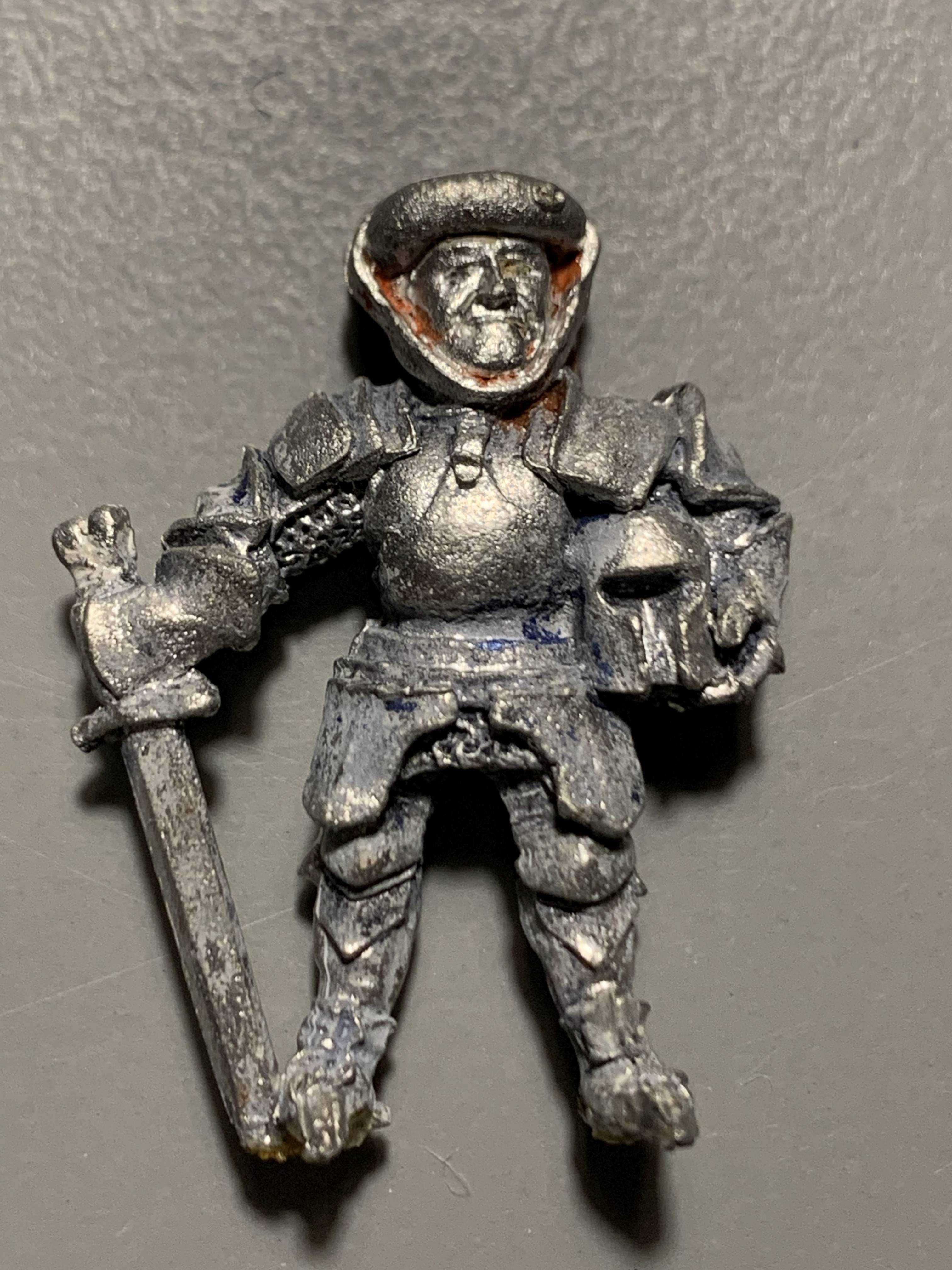 Warhammer Fantasy Battle: Bretonnia, Men At Arms, captain Thomas