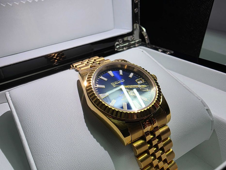 Zegarek Seiko ModJust, stal 904l, nowy