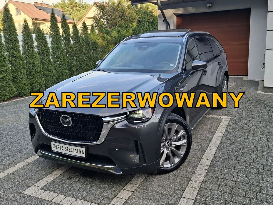 Mazda CX-90 3,3 Turbo, 280KM, PREMIUM, HEAD UP, Blis, Kamera, 4x4, 7 osób