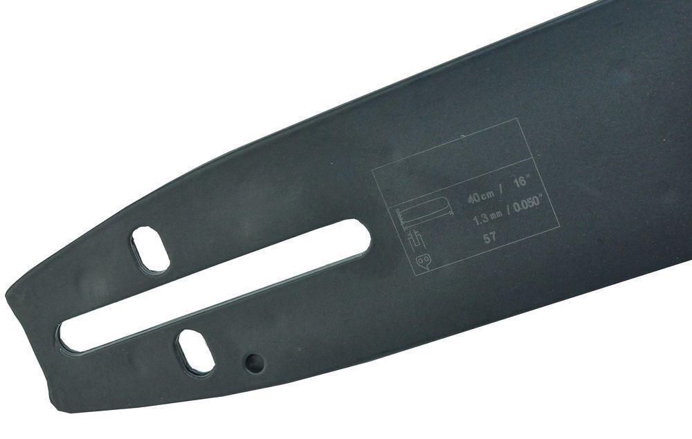 Шина 16" (40см) 3/8 паз 1,3 56/57 звеньев 3/8 (4 заклепки), цепш054