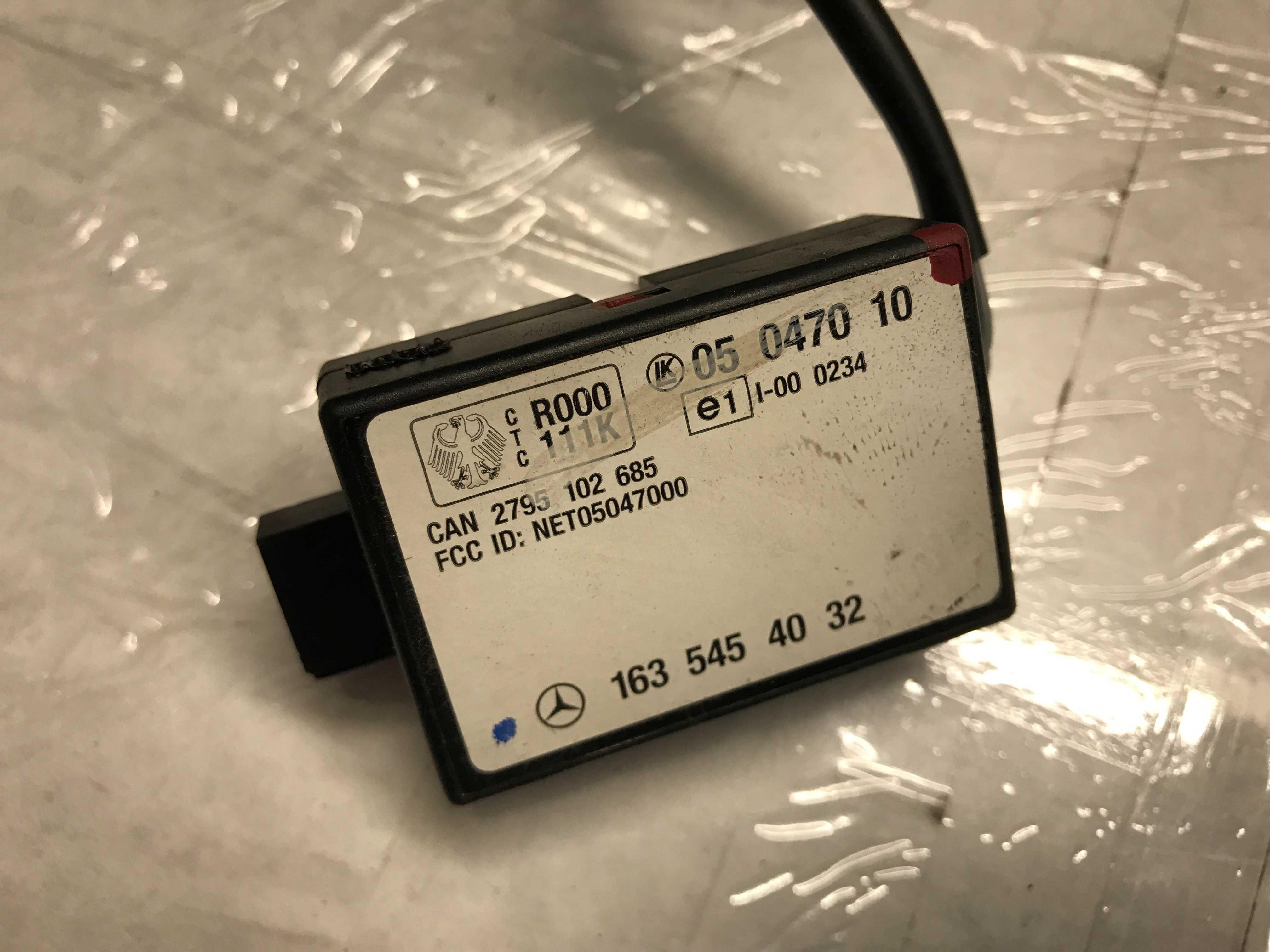 ЕБУ двигуна мозги комплект Mercedes ML W163 мерседес мл 163 6121533279