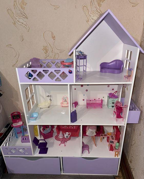 Дом барби,дім для ляльок,дом доя кукол,домик лол,большой дом