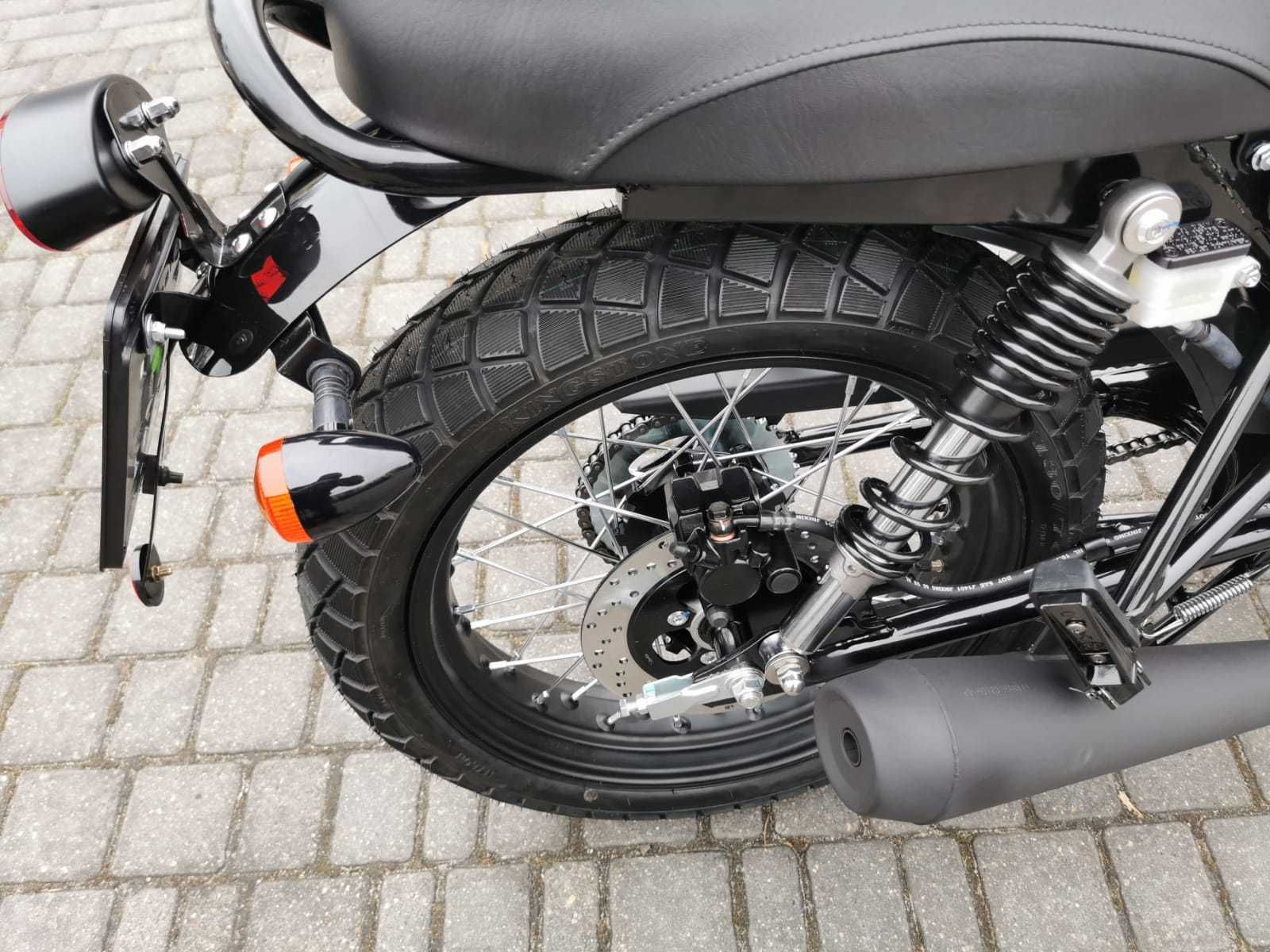 Junak RAW 125 na kat B cafe racer vintage Motoklinika Września