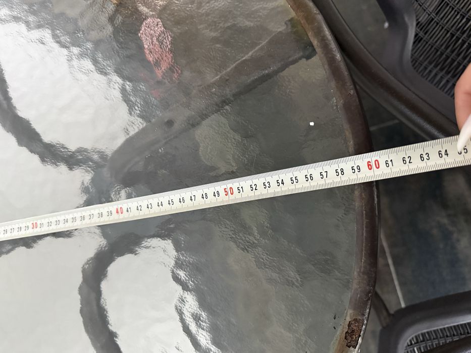 Mesa exterior 60x60x70cm com 2 cadeiras