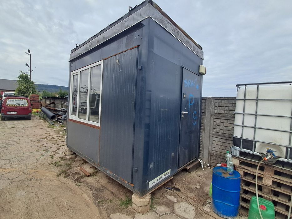 Kontener Biurowy socjalny stróżówka domek inne z transportem