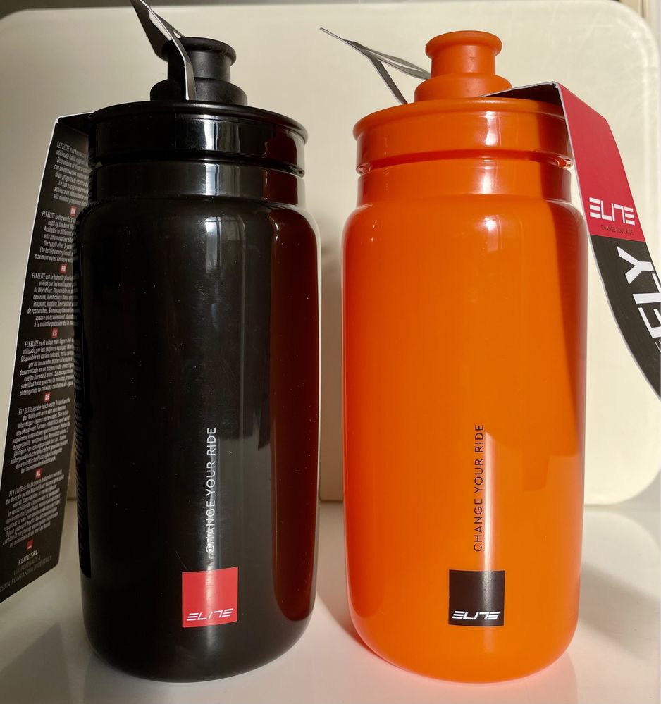 Garrafa/bidon Elite Fly para ciclismo novas.