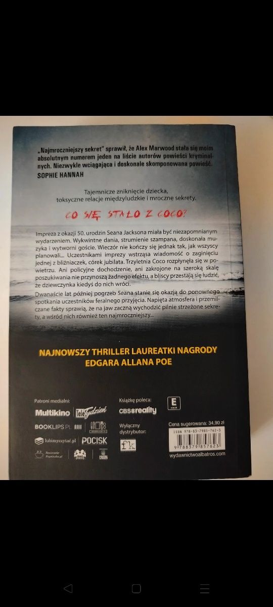 "Najmroczniejszy sekret" Alex Marwood