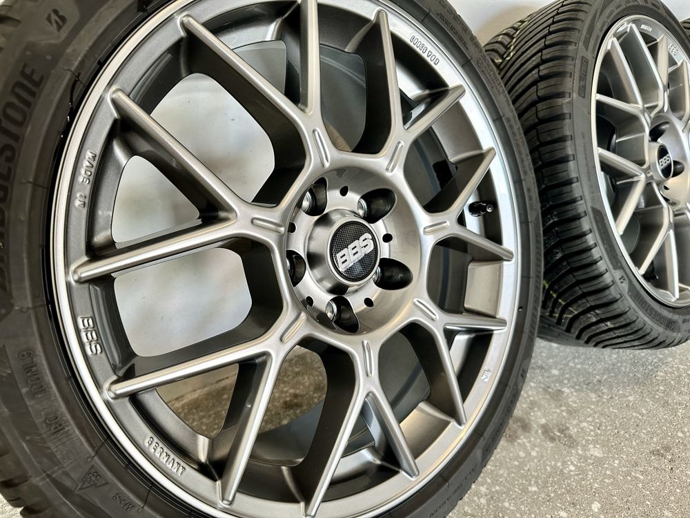 Felgi 8x18 5x120 ET45 BBS XR Platinum Honda Type R Flow Forming