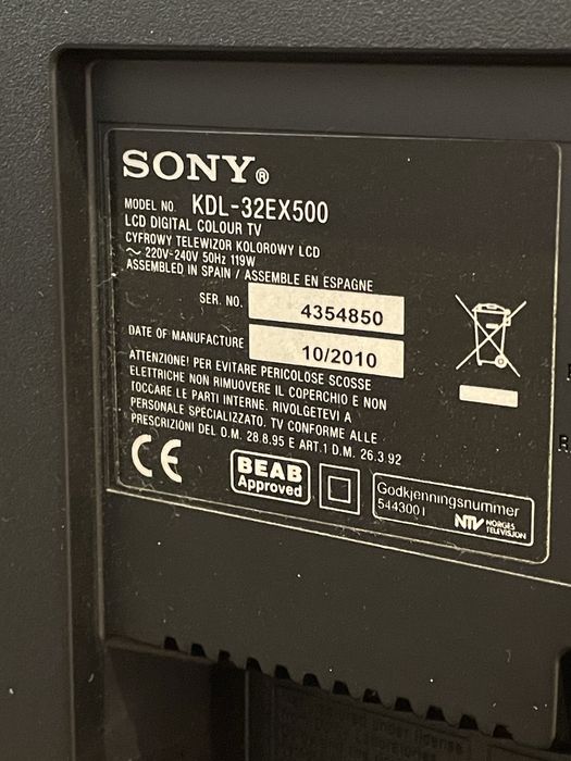 TV Sony Bravia 32