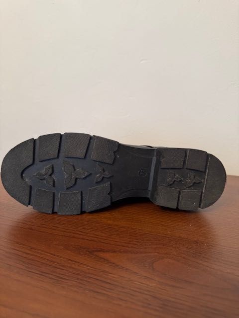 Wysokie skórzane Riekery