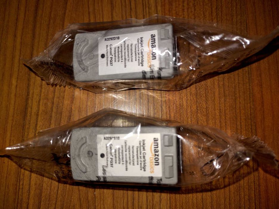 Canon PG 37 kartridge czarny tusz Amazon Basics NOWY Opakowanie 1 szt.