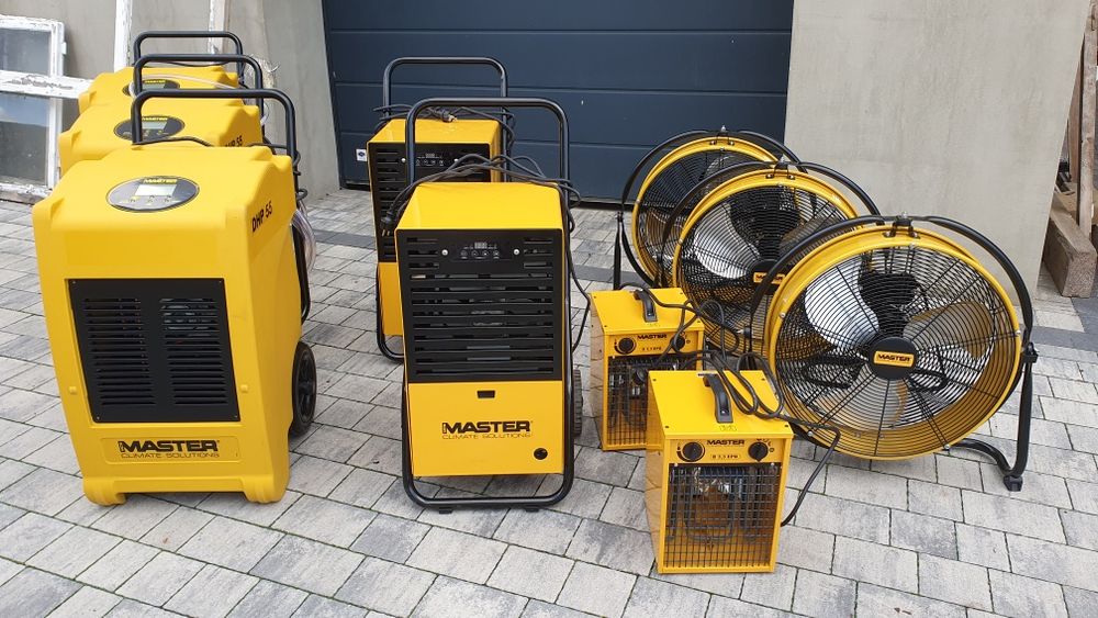 Osuszacz nagrzewnica wentylator pochłaniacz wilgoci wynajem