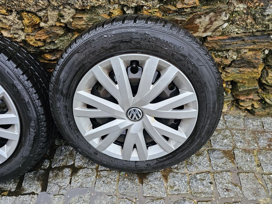 Jantes 16 5×112 Audi Volkswagen VW Seat Skoda Mercedes com pneus 205/5