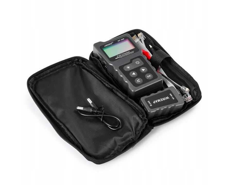 Profesjonalny tester sieci LAN, POE, RJ45, Noyafa, NF-488