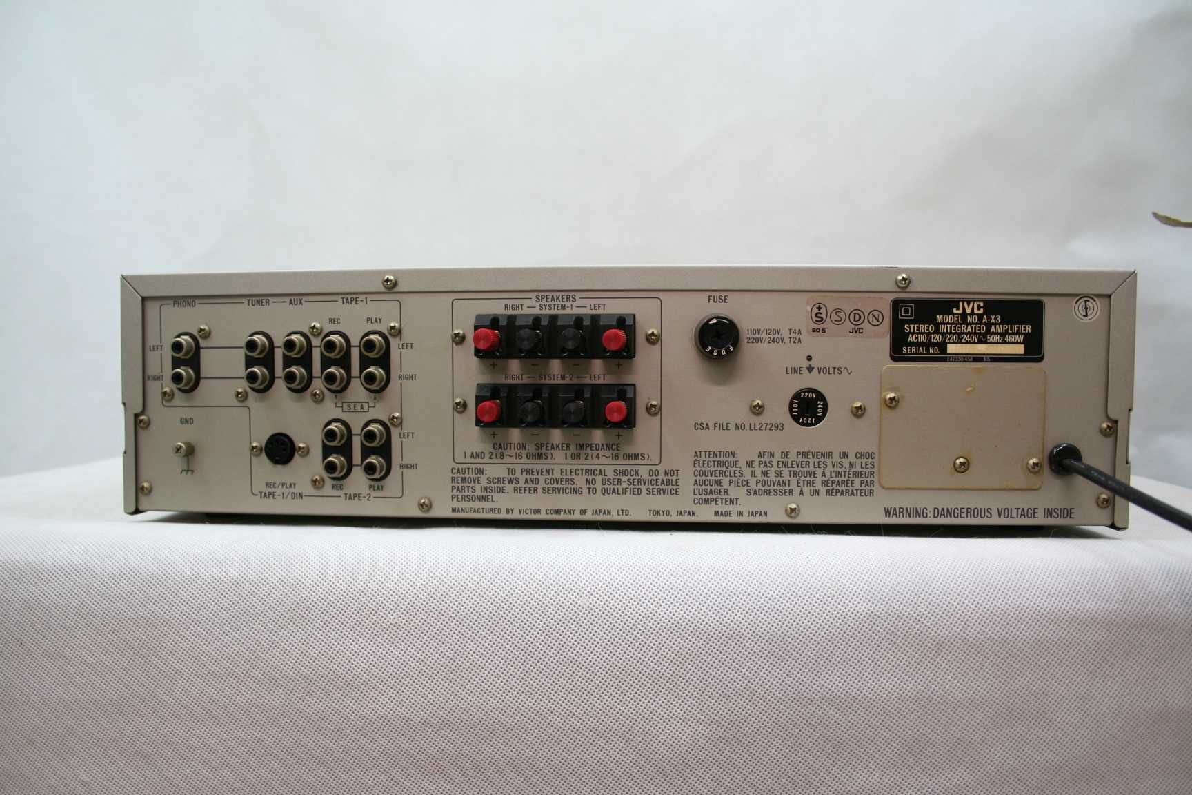 Wzmacniacz JVC A-X3 |2x57W|