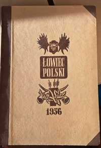 Łowiec Polski 1956 cały rocznik oprawa