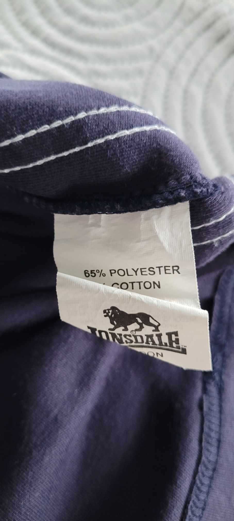 Bezrękawnik / Tanktop Lonsdale Rozmiar XL Granat Granatowy