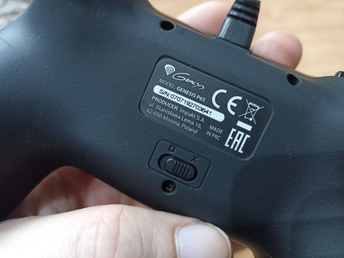 Kontroler Pad USB Genesis Mangan P65