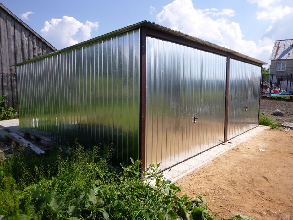 Garaż podwójny Blaszak 6x5 6x6 dwa stanowiska Na 2 samochody PROMOCJA