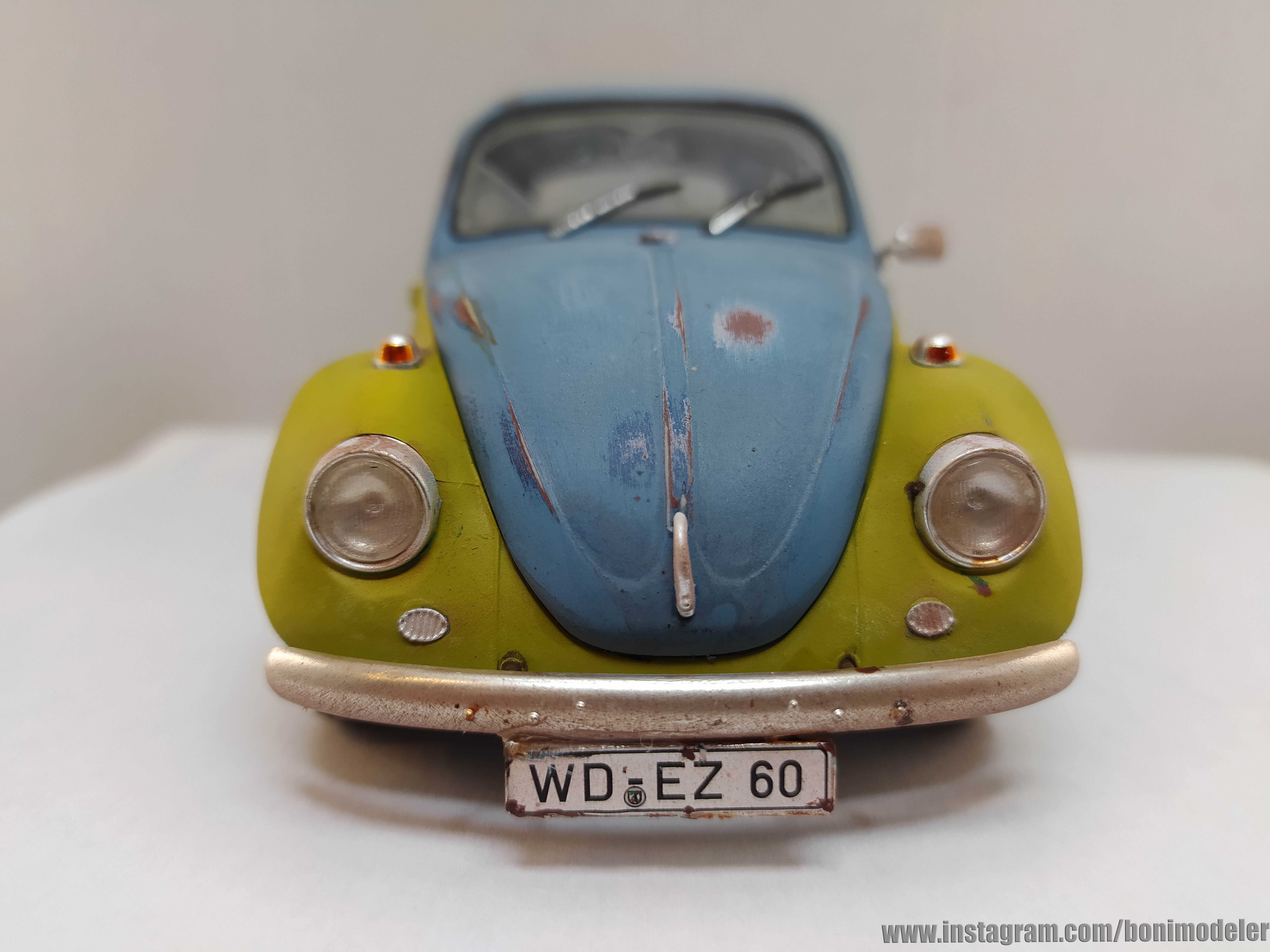 VW Beetle 1968 - Modelo em Escala 1:24