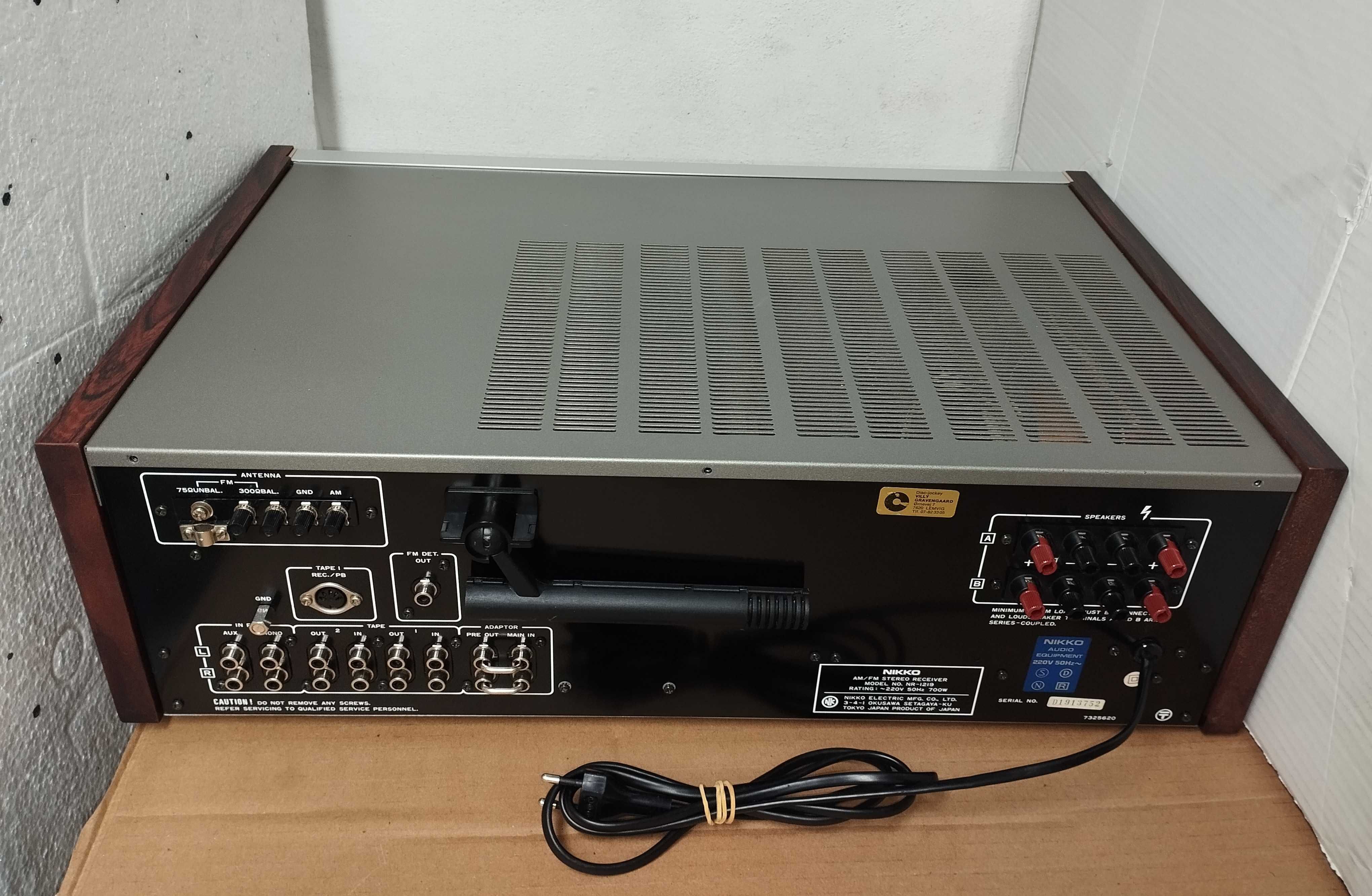 Nikko NR-1219 - najwyższy model / super stan! Rarytas!