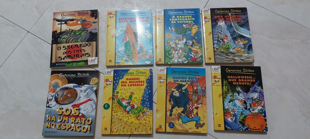 Livros Geronimo Stilton.