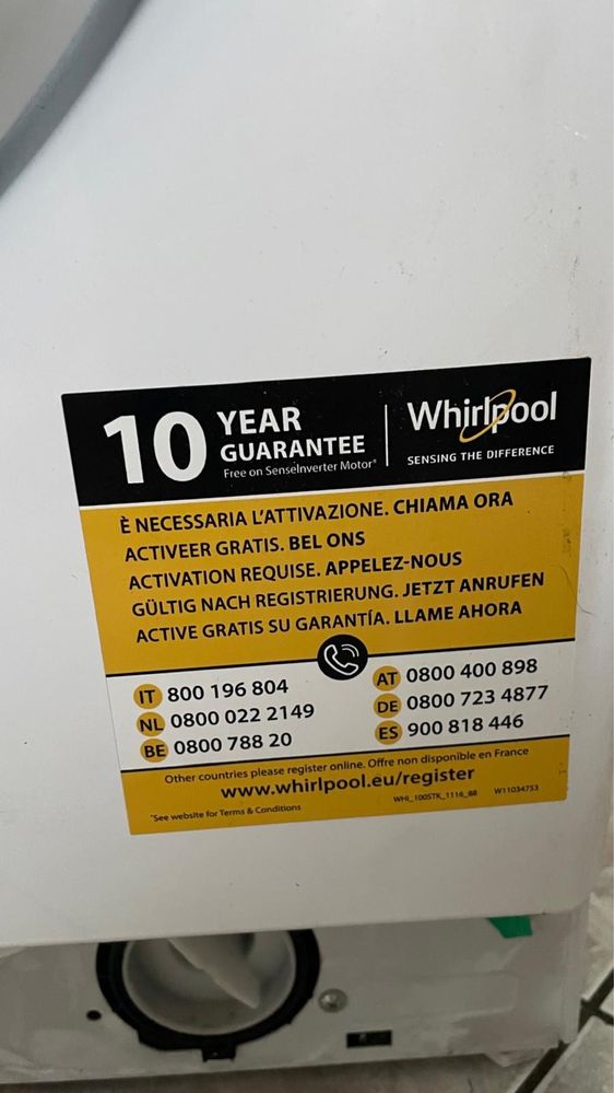 Sprzedam Whirlpool uszkodzony krzyzak reszta bdb