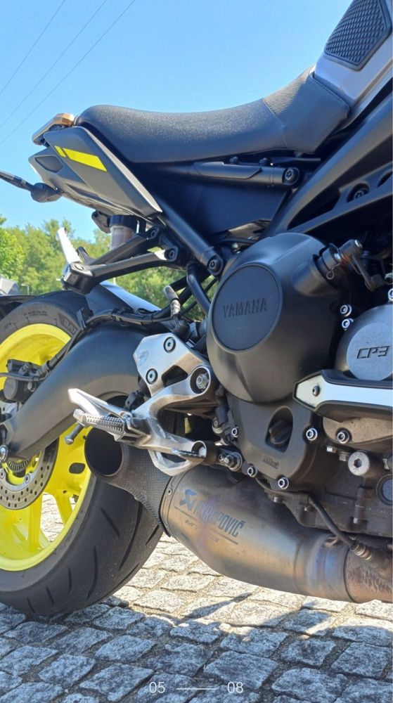 YAMAHA MT09 impecável com Extras e todas as revisões Linha Akrapovic