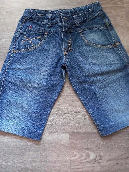 Bermudas ganga azul 5-6 anos