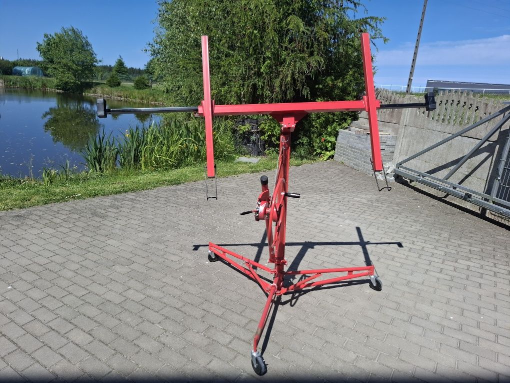 Stojak, podnośnik do płyt gipsowych