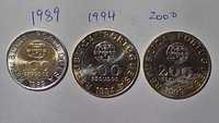 100$  200$ Bimetálicas -3 moedas: Pedro Nunes, Lisboa, Garcia Horta,