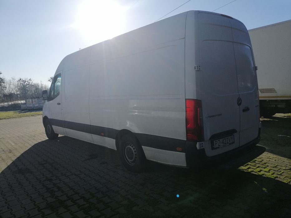 Mercedes Sprinter maxi 907 model salon Polski izoterma faktura 23 supe