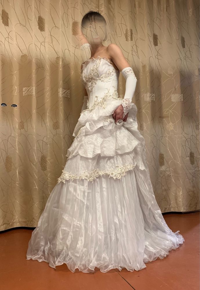 Весільня сукня Свадебное платье и накидка