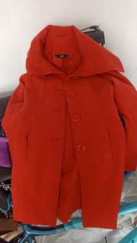 Płaszcz zimowy czerwony F&F