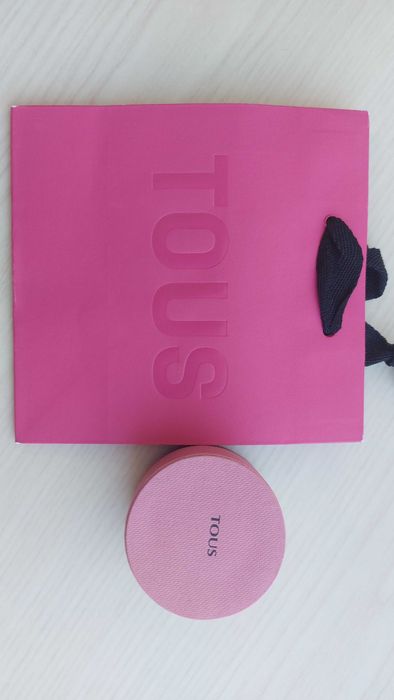 Pudełko Tous różowe 6 cm z torebką