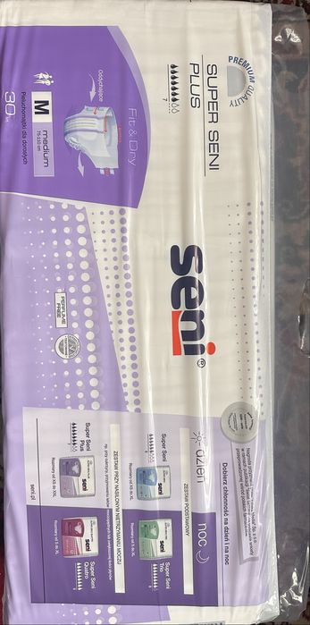 Pieluchy dla dorosłych Super Seni Plus M 30 sztuk